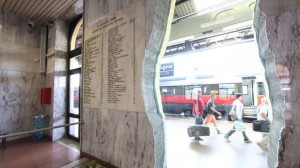 Stazione ferroviaria di Bologna - monumento per la strage del  2 agosto 1980