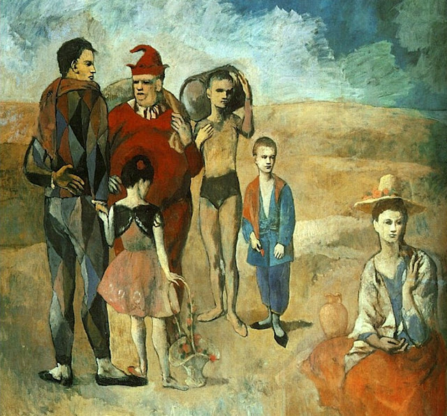Pablo Picasso, I saltimbanchi -1905. Washington, National Gallery